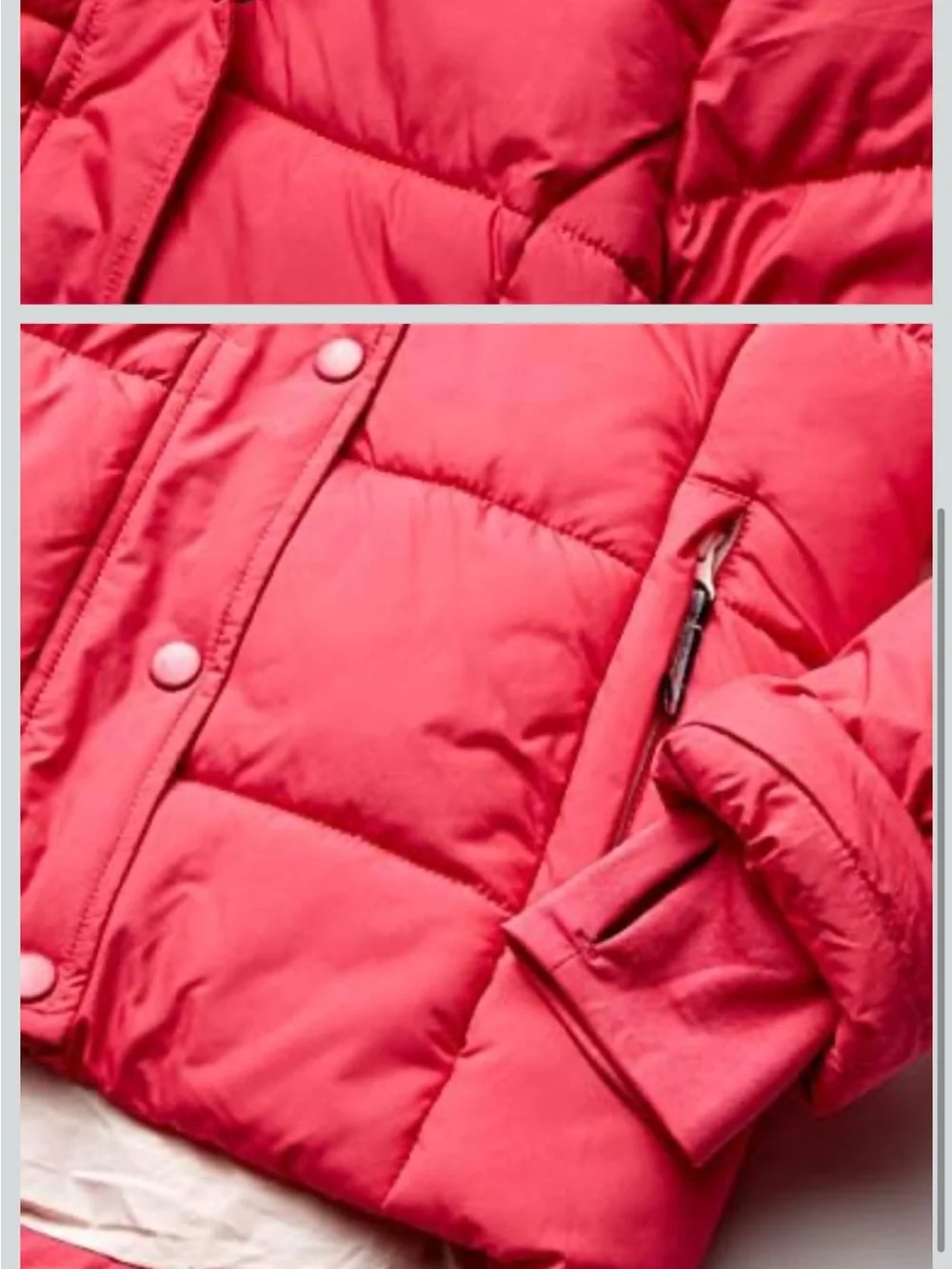 Amazon Essentials Pink Puffer Jacket